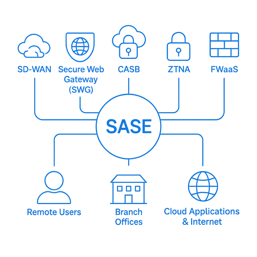 high-level diagram of SASE implementation
